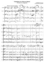 Variations on a Rococo theme, op. 33 (Version A, composer)