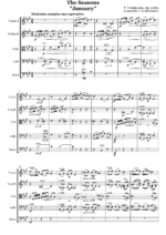 The Seasons, January, op.37-bis