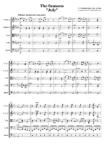 The Seasons, July, op.37-bis