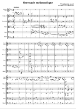 Serenade Melancolique, op.26
