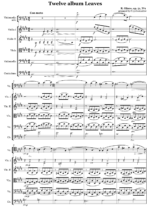 Twelve album Leaves, op.51, №1